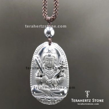 Terahertz Stone Akashagarbha Buddha Pendant - Year of the Cow and Tiger