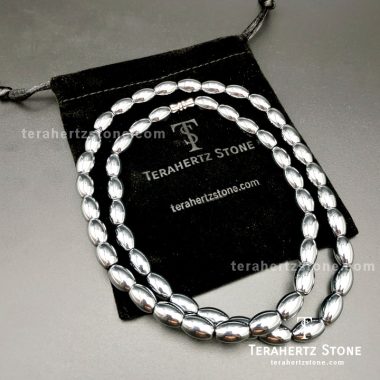 Terahertz Stone Spheroid Necklace 10mm